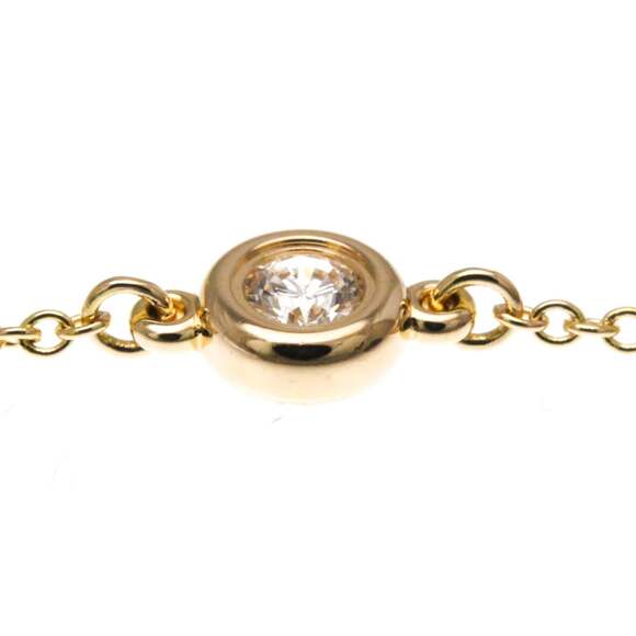 TIFFANY 18k Gold Diamond Charm Bracelet - Picture 13 of 14